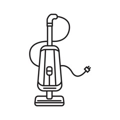 Upright vacuum cleaner © captainvector