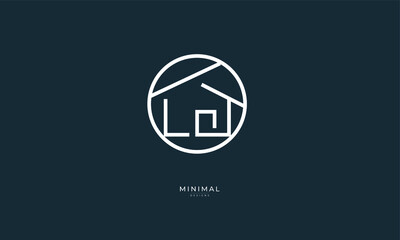 a line art icon logo a modern stylish house, home	
