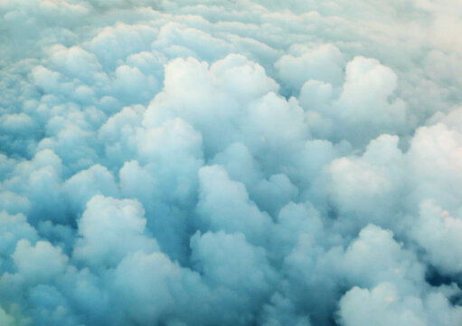 blue clouds background