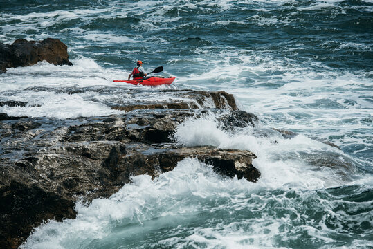 surf kayaking