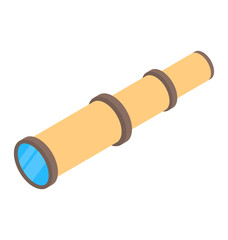 
Binoculars icon design, isometric vector  
