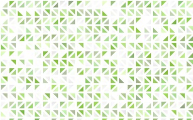 Light Green vector seamless background with triangles. Beautiful illustration with triangles in nature style. Pattern for trendy fabric, wallpapers.