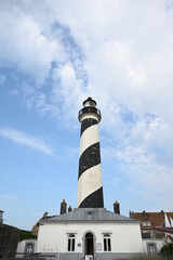 Le phare de Petit-Fort Philippe à Gravelines. 