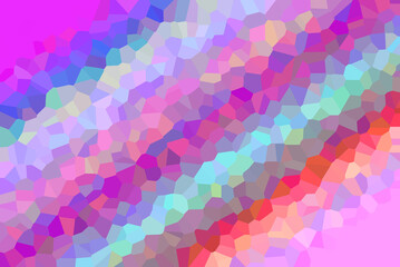 Colorful Pastel Low Poly Gradient Crystallize Background Illustration