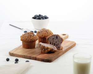 Blueberry muffins