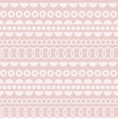 Geometric Dotted Dusty Pink Vector seamless pattern