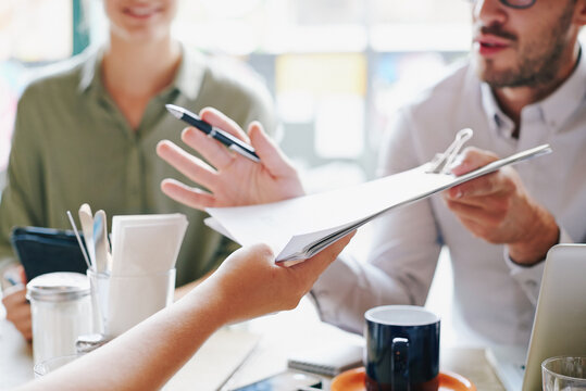 Handing over of final business contract