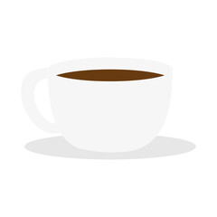 coffee cup design of drink caffeine breakfast and beverage theme Vector illustration