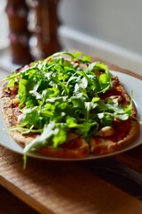 pizza with vegetables