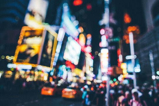 Time Square By Night