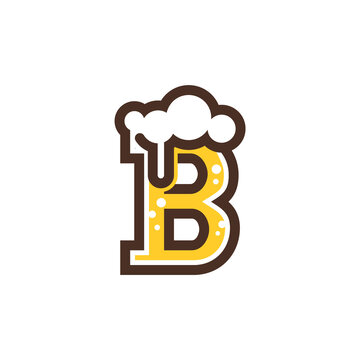 b for beer logo
