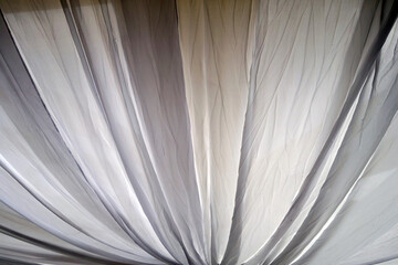 White curtains texture.