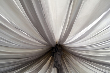 White curtains texture.