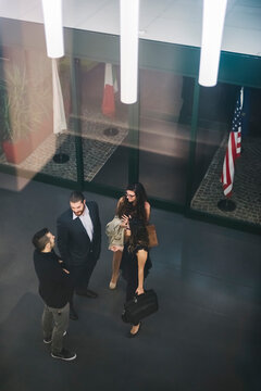 Business people in the company