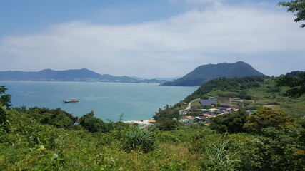 Fototapeta premium lake and mountains