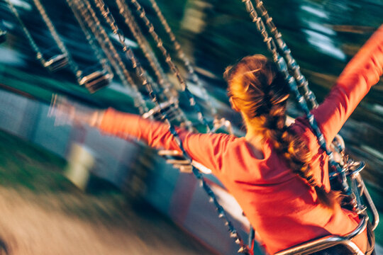 Woman having fun