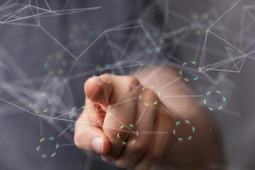 touch binary code interface digital touch