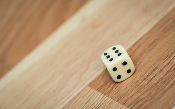 Dice on the floor
