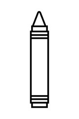 color crayon school supply icon