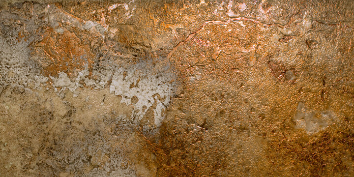 Closeup macro microphotograph of patterns and colors on a linoleum tile