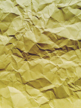 Close up of crumpled piece of colorful construction paper