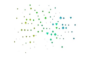 Light Multicolor, Rainbow vector layout with elements of cards.