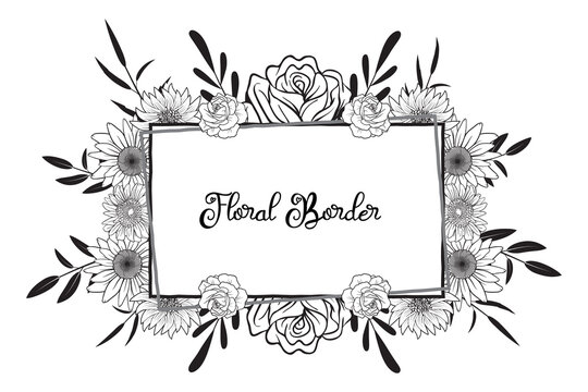Template rustic wedding invitations. Save the date. Menu. Thank you. Your table. RSVP. Calligraphy and hand-drawn flowers.