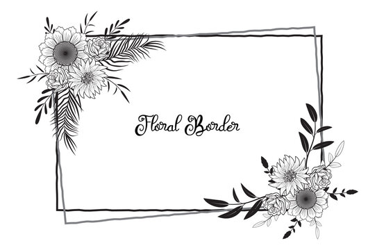 Template rustic wedding invitations. Save the date. Menu. Thank you. Your table. RSVP. Calligraphy and hand-drawn flowers.