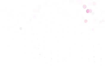 Light Purple vector background with bubbles.