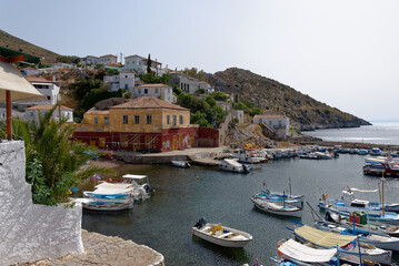 Small harbor on Hydra island (greece)