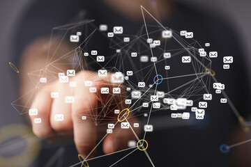 support communication contact concept service