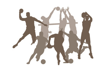 Silhouettes-sports collectifs-brave ground