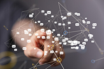 support communication contact concept service