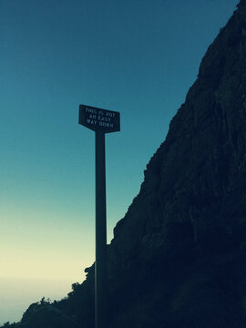 This is not an easy way down
