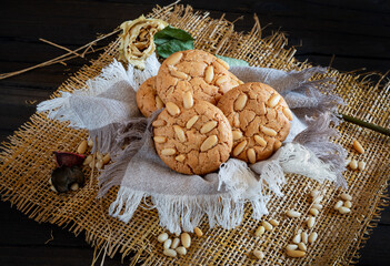 Delicious pine nut biscuits