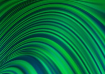 Light Green vector backdrop with bent lines. Geometric illustration in marble style with gradient.  A completely new marble design for your business.