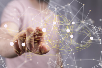 organization network team concept networking.