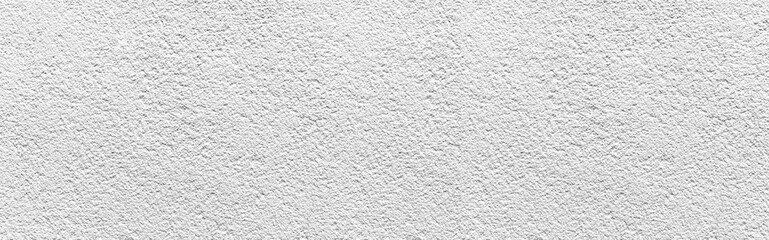 Panorama of Rough patterned white cement wall texture and seamless background