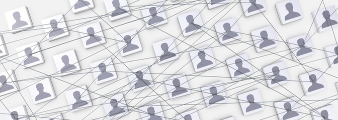 3d Business and communications group digital.