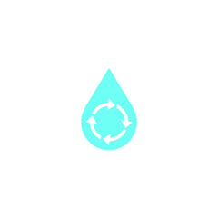 drop water logo vector illustrations