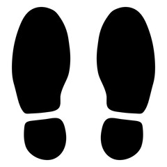 Shoes black isolated vector. Silhouette shoes isolated illustration.