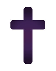 cross religious symbol isolated icon