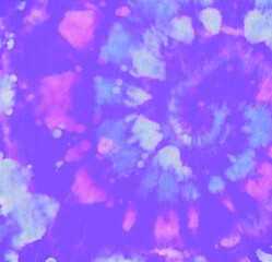 Art Light Style. Color Cool Design. Circle Batik 