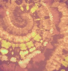 Hippie Texture with Watercolor Swirl. Artistic 