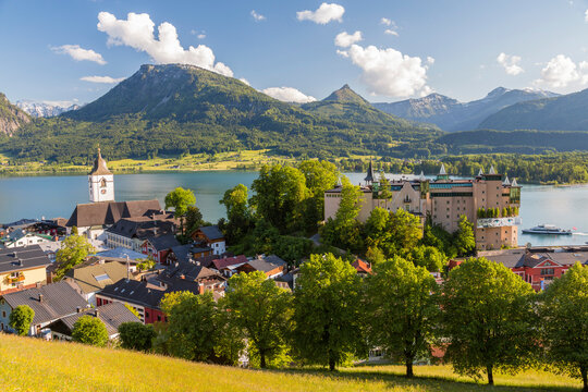 St. Wolfgang, Wolfgangsee lake, Flachgau, Austria