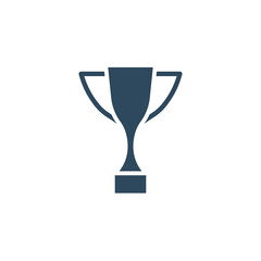 Throphy Icon. Champion Vector. Winner Illustration Sign. Best Achievement Symbol.