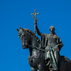 Statue on monument to Constitution of 1812