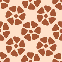 Giraffe fur seamless pattern, tropical animal skin texture.