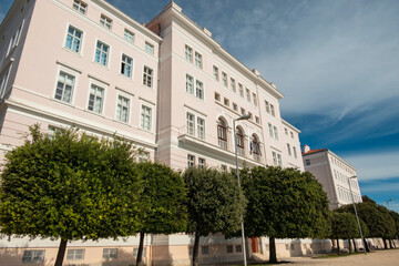 Entrance to the rectorate of the University of Zadar, Croatia.