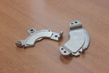 Obraz premium Neodymium magnetic platters extracted from hard disk drive construction